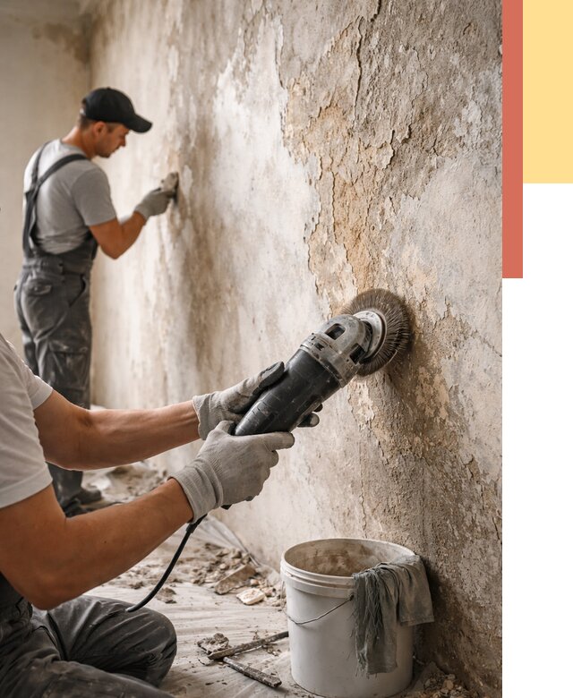 Снятие и удаление краски со стен в Белорецке от 2129 руб. — ОТДЕЛОЧНИК-Блр