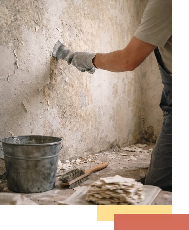 Удаление старой краски со стен в Белорецке качественно и быстро