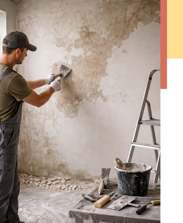 Снятие старой шпаклевки в Белорецке от 1875 руб. — быстро и недорого | ОТДЕЛОЧНИК-Блр