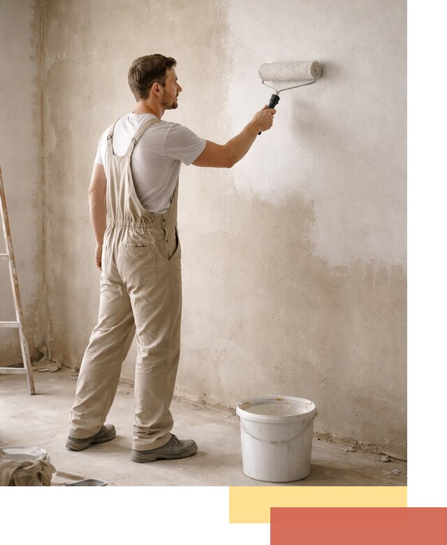 Грунтовка стен под отделку в Белорецке профессиональным раствором