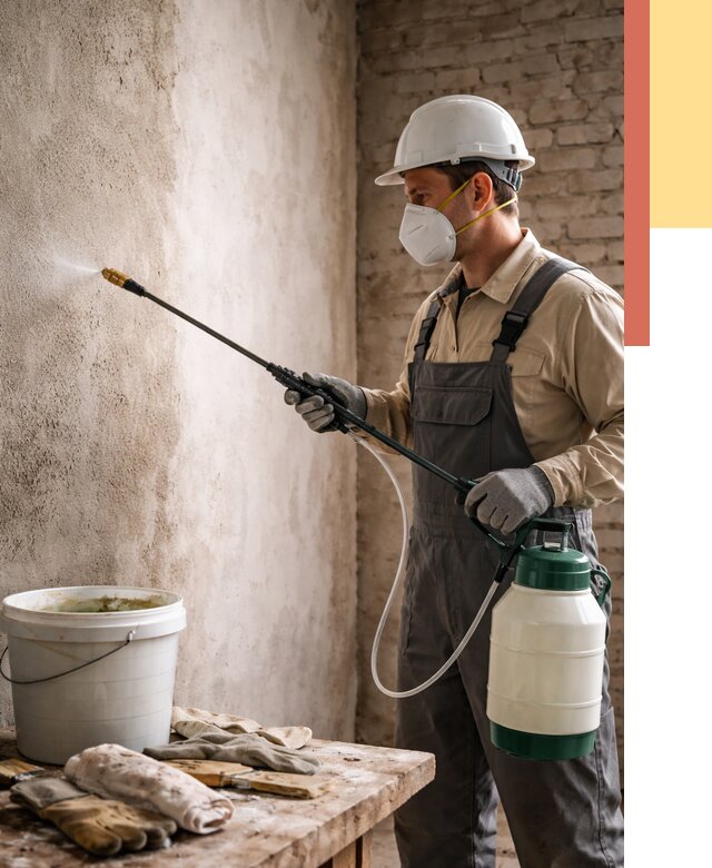 Антисептическая обработка стен в Белорецке от 1216 руб. — быстро и недорого | ОТДЕЛОЧНИК-Блр