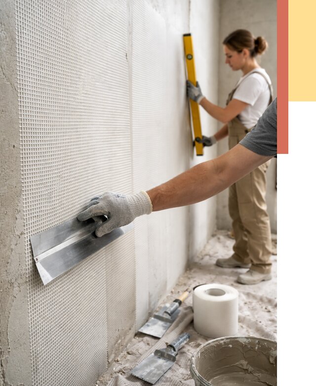 Армирование стен стеклосеткой в Белорецке от 3244 руб. под ключ | ОТДЕЛОЧНИК-Блр