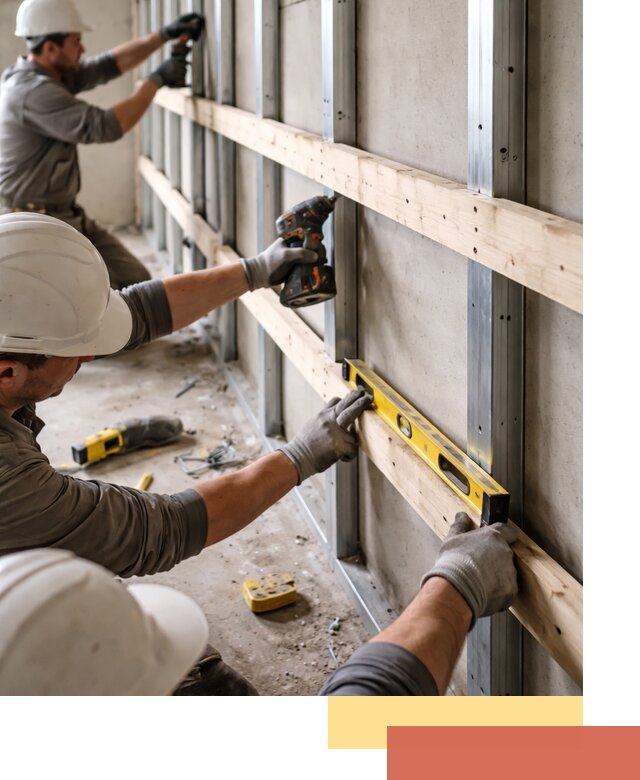 Устройство обрешетки под панели в Белорецке