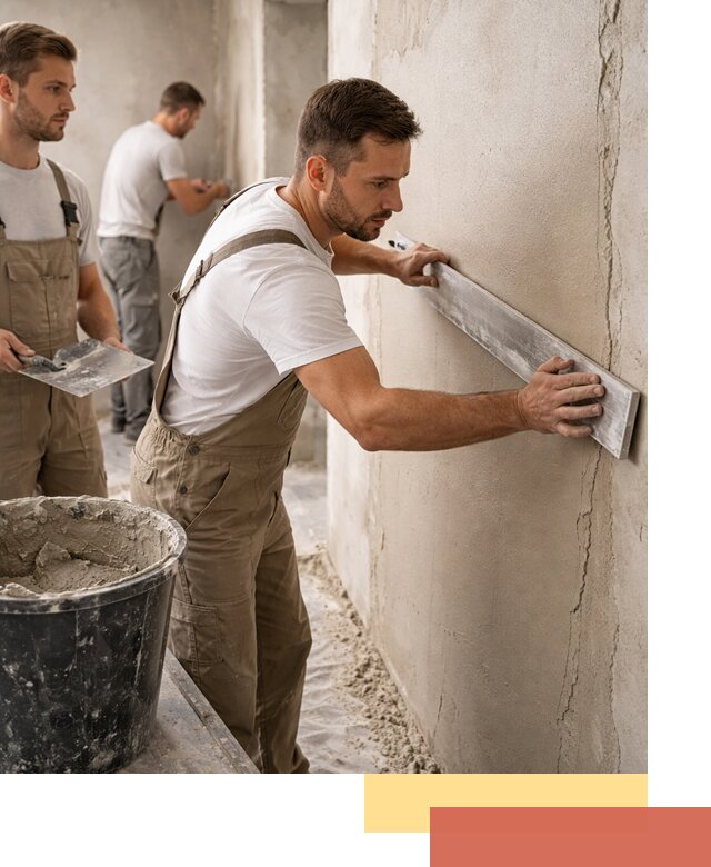 Штукатурка стен без маяков в Белорецке быстро и качественно