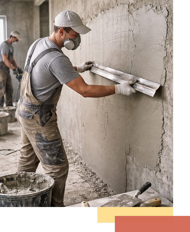 Штукатурка бетонных стен в Белорецке качественно и долговечно