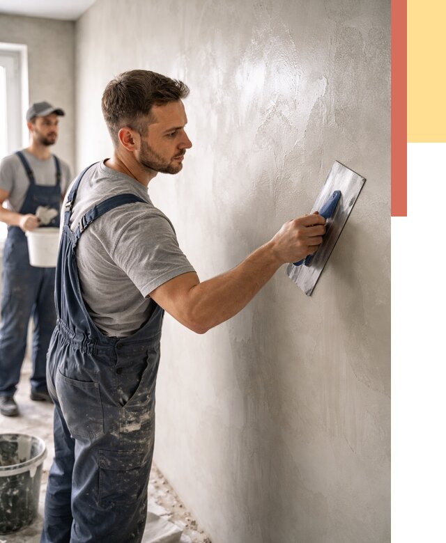 Глянцевание штукатурки стен в Белорецке от 7603 руб. — услуги и затирка | ОТДЕЛОЧНИК-Блр