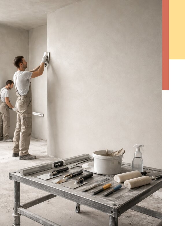 Штукатурка стен под покраску в Белорецке от 4562 руб./м² — качественно и недорого | ОТДЕЛОЧНИК-Блр