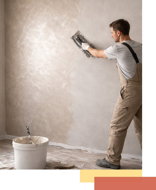 Декоративная штукатурка «Мокрый шелк» под ключ в Белорецке