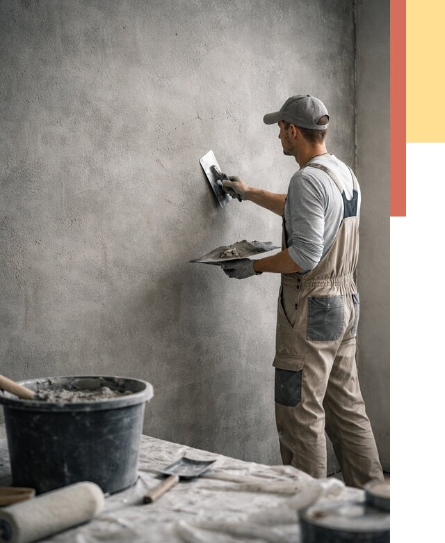 Декоративная штукатурка под бетон в Белорецке от 2534 руб./м² — нанесение под ключ | ОТДЕЛОЧНИК-Блр