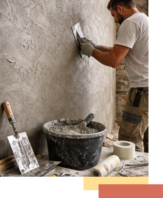 Декоративная штукатурка лофт в Белорецке — отделка стен и потолков