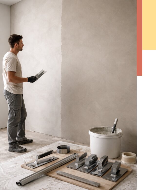 Нанесение микроцемента на стены в Белорецке от 3244 руб./м2 под ключ | ОТДЕЛОЧНИК-Блр