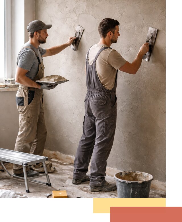 Ремонт декоративной штукатурки и восстановление фактуры в Белорецке