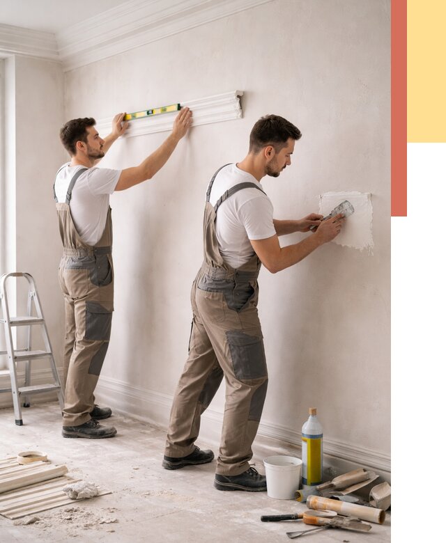 Монтаж лепнины на стены в Белорецке от 4562 руб. — недорого, быстро | ОТДЕЛОЧНИК-Блр