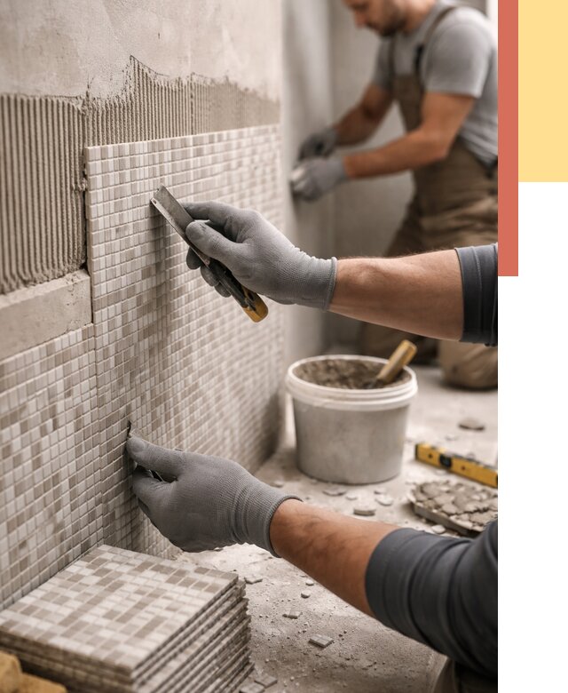 Облицовка стен мозаикой в Белорецке от 3244 руб/м2 — укладка мозаики на стены | ОТДЕЛОЧНИК-Блр