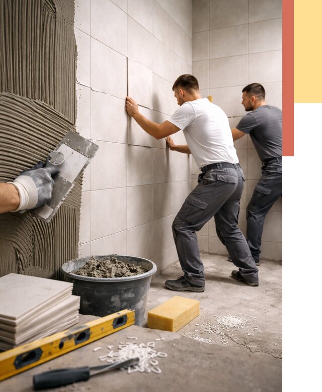 Укладка плитки на стены в Белорецке от 862 руб. — качественно и недорого | ОТДЕЛОЧНИК-Блр