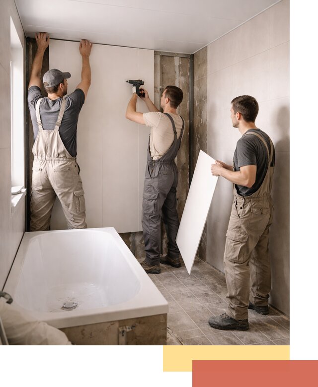 Отделка ванной панели ПВХ профессионально в Белорецке