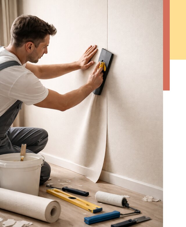 Поклейка виниловых обоев в Белорецке от 4562 руб. | Быстро и недорого — ОТДЕЛОЧНИК-Блр