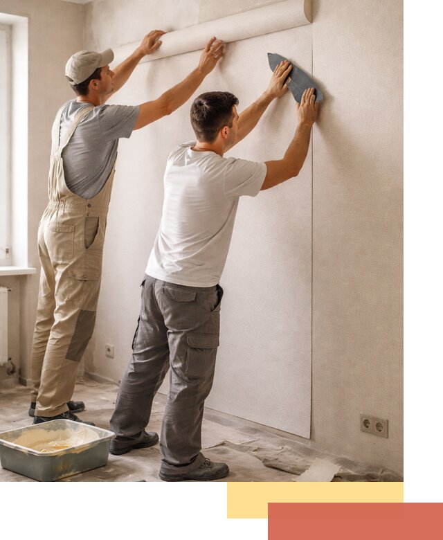 Поклейка виниловых обоев в Белорецке профессионально и качественно