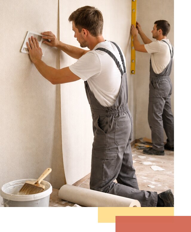 Поклейка бумажных обоев в Белорецке качественно и недорого