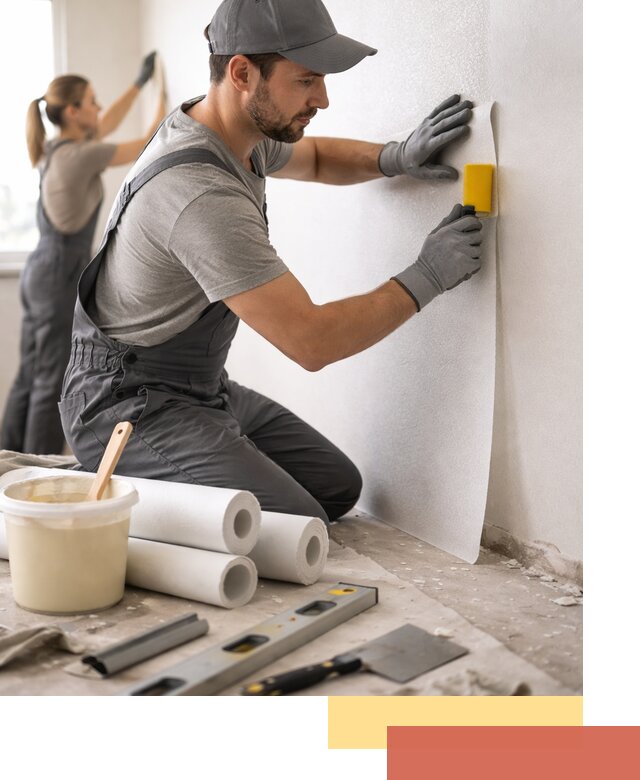 Поклейка стеклообоев профессионально в Белорецке