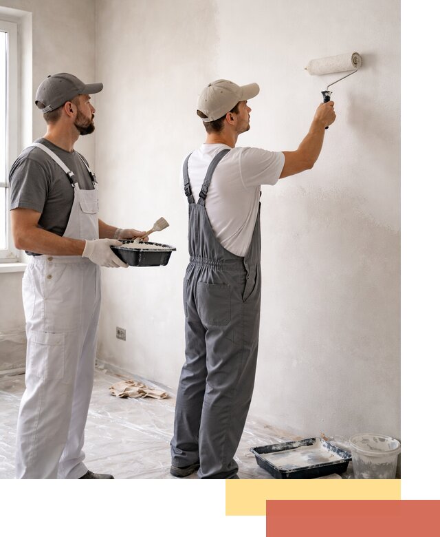 Покраска стен водоэмульсионной краской в Белорецке