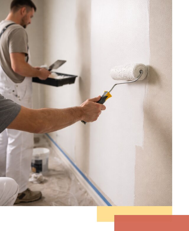 Покраска стен акриловой краской профессионально в Белорецке