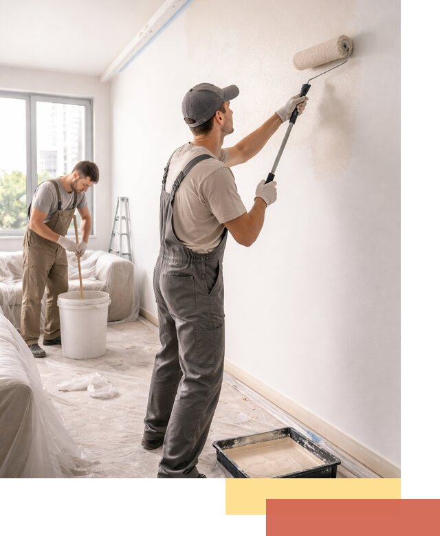 Покраска стен в офисе в Белорецке — быстрый и качественный ремонт