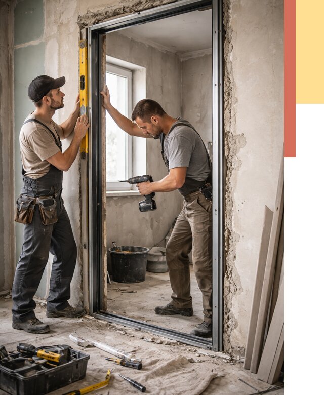 Закладка дверного проема в Белорецке от 3548 руб. — быстро и недорого | ОТДЕЛОЧНИК-Блр