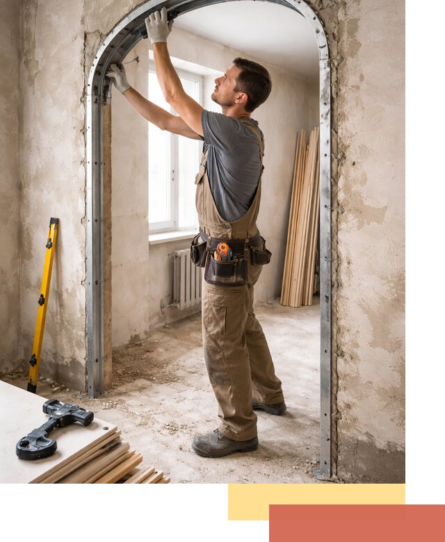 Устройство арочного проема в Белорецке под ключ