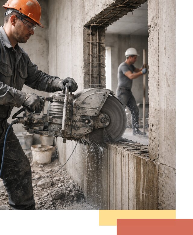 Алмазная резка проемов в Белорецке быстро и точно