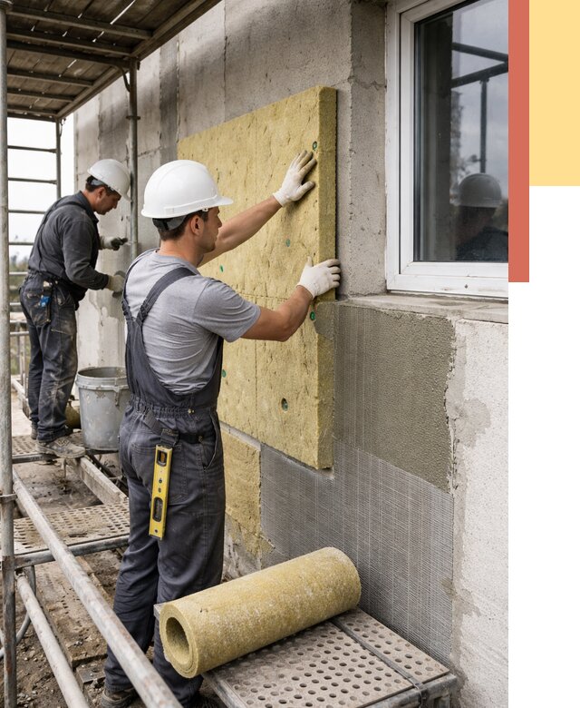 Утепление стен в Белорецке от 4359 руб. под ключ — быстро и недорого | ОТДЕЛОЧНИК-Блр