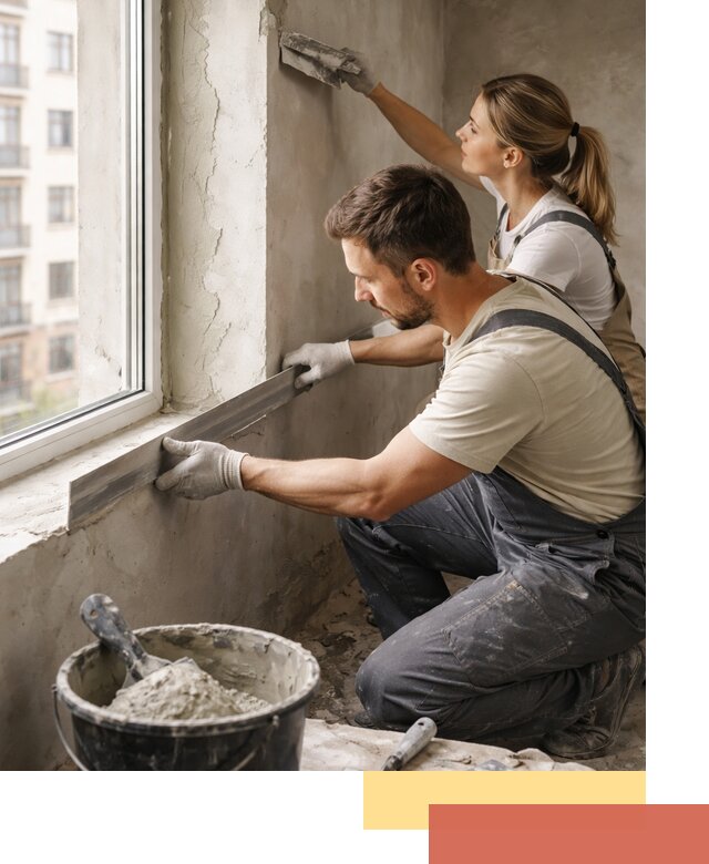 Штукатурка откосов дверей и окон профессионально в Белорецке