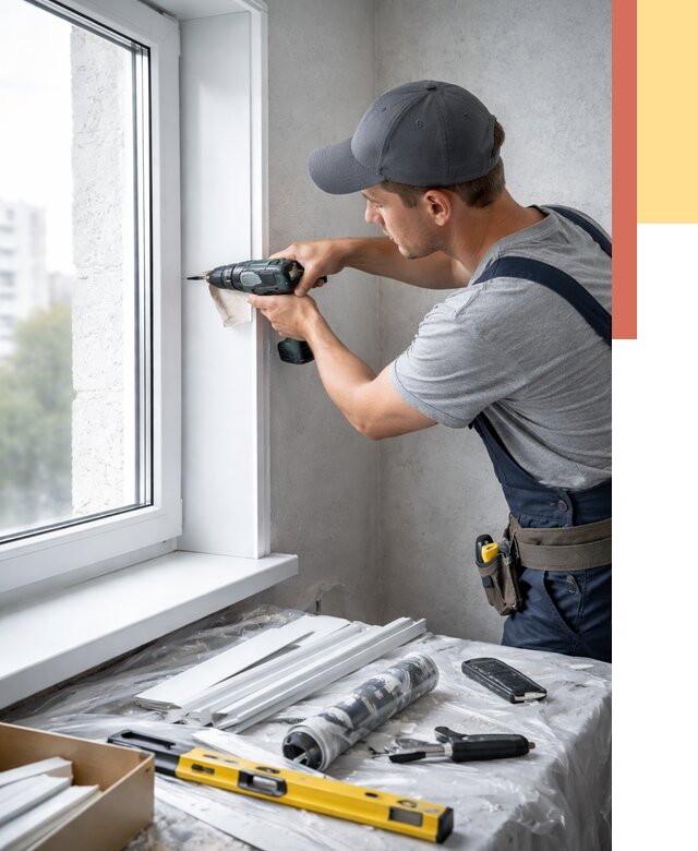 Установка пластиковых откосов в Белорецке от 2281 руб. | ОТДЕЛОЧНИК-Блр монтаж, быстро и недорого