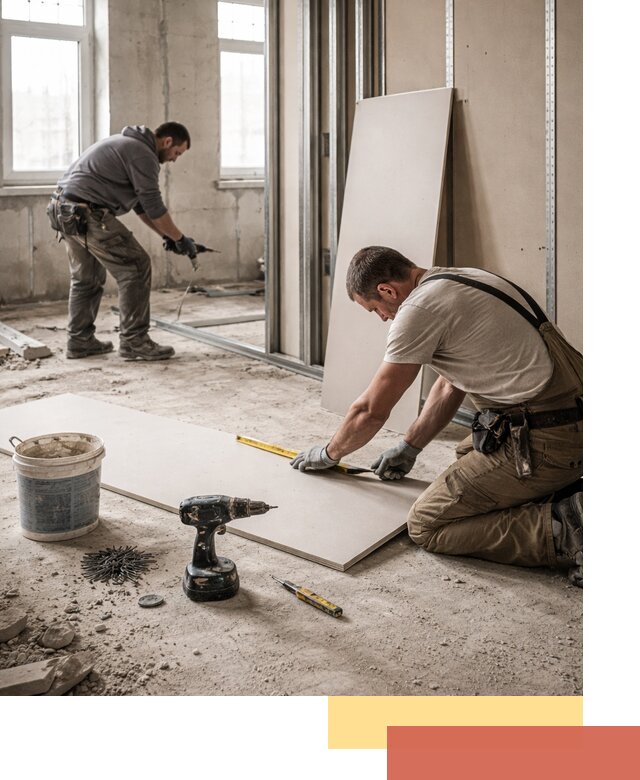 Кладка перегородок из ПГП под ключ в Белорецке