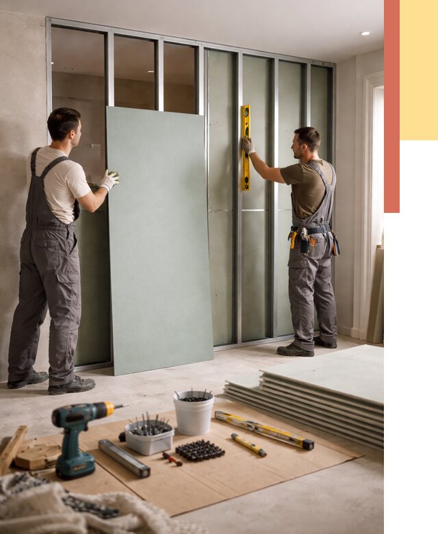 Перегородка из влагостойкого гипсокартона в Белорецке от 4866 руб. — монтаж под ключ | ОТДЕЛОЧНИК-Блр