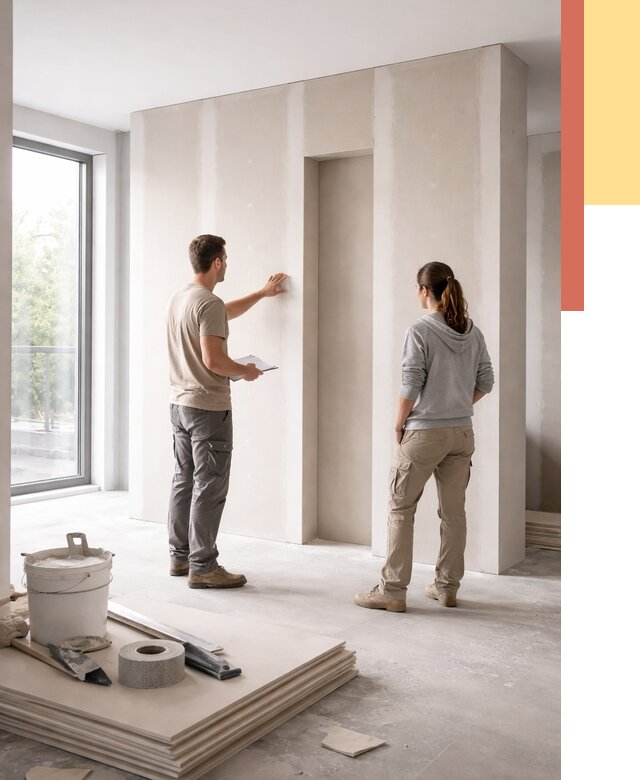 Зонирующая перегородка из гипсокартона в Белорецке от 2838 руб. под ключ | ОТДЕЛОЧНИК-Блр