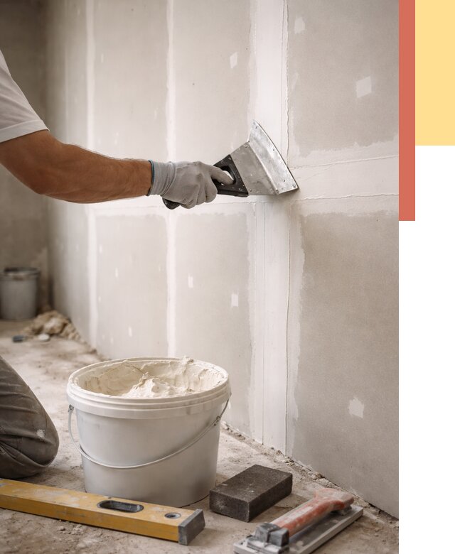 Шпаклевка перегородок из гипсокартона в Белорецке от 2534 руб. — услуги ОТДЕЛОЧНИК-Блр