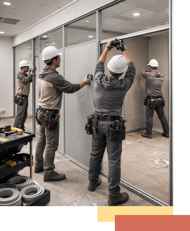 Мобильные офисные перегородки под ключ в Белорецке