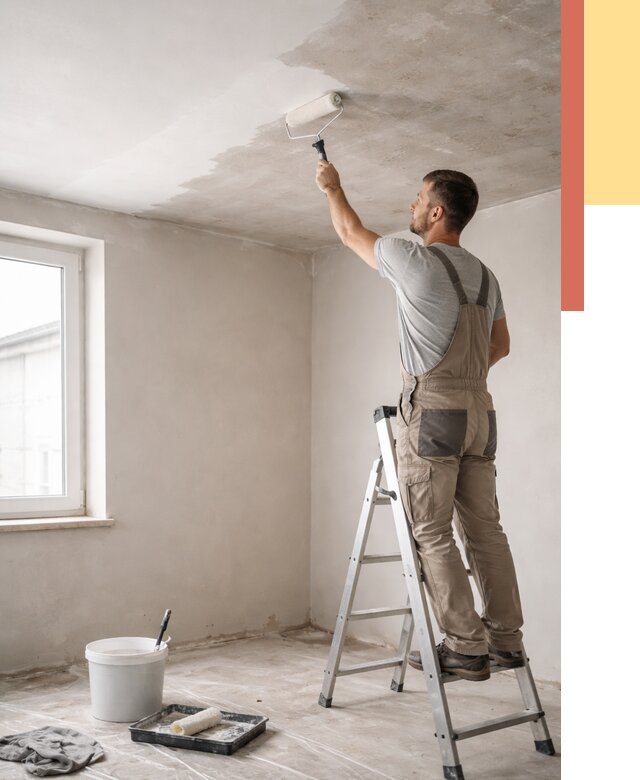 Грунтовка потолка в Белорецке от 2534 руб. — быстро и недорого | ОТДЕЛОЧНИК-Блр