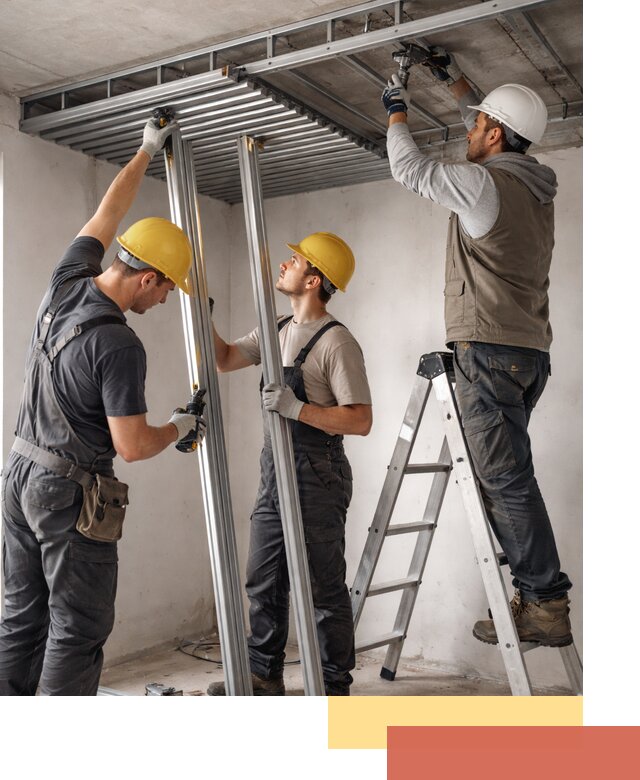 Монтаж реечного потолка под ключ в Белорецке