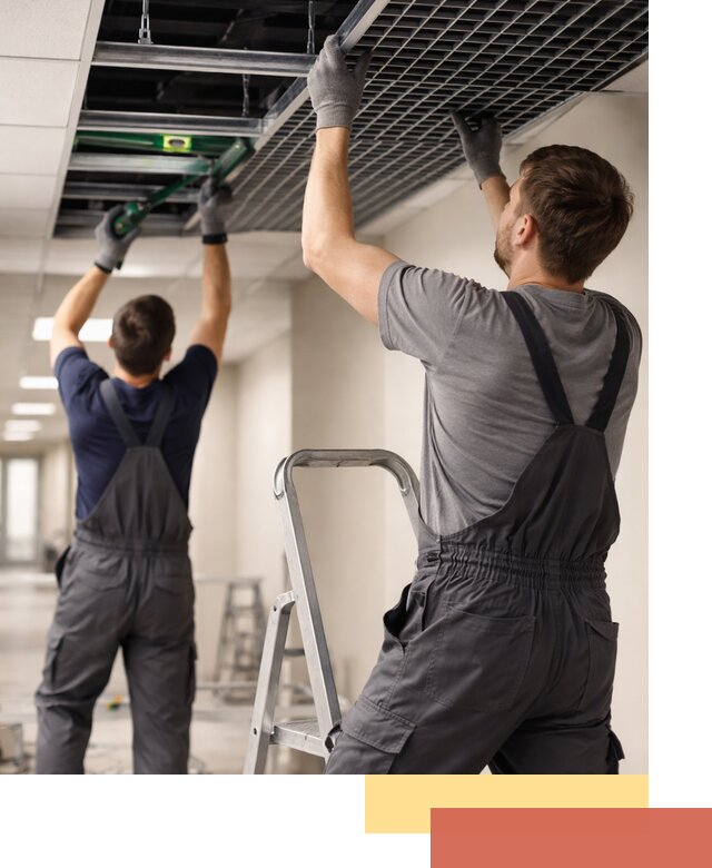 Монтаж потолка Грильято в Белорецке: установка под ключ качественно