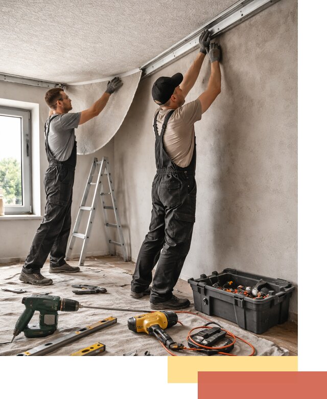 Монтаж фактурного натяжного потолка в Белорецке качественно и быстро