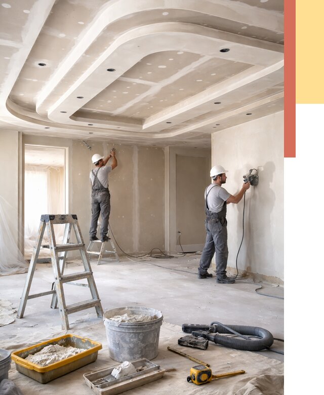 Многоуровневый потолок из гипсокартона в Белорецке от 760 руб. под ключ | ОТДЕЛОЧНИК-Блр