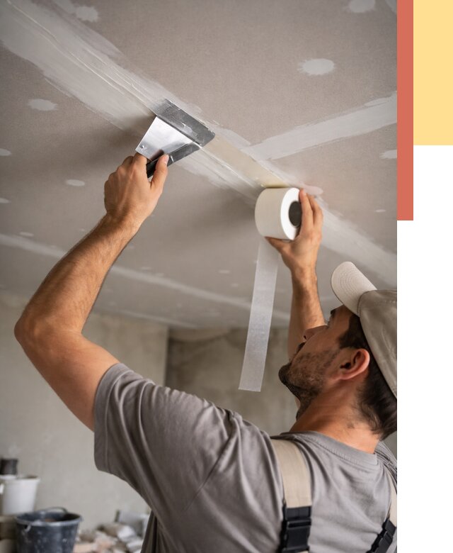 Обработка швов потолка ГКЛ в Белорецке от 7603 руб. под ключ | ОТДЕЛОЧНИК-Блр