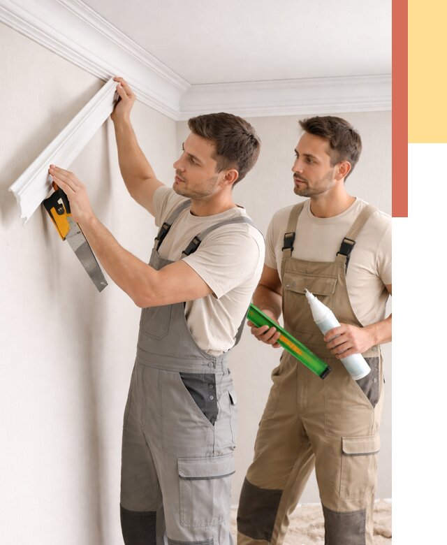 Монтаж потолочного плинтуса в Белорецке от 2332 руб. — быстро и недорого | ОТДЕЛОЧНИК-Блр