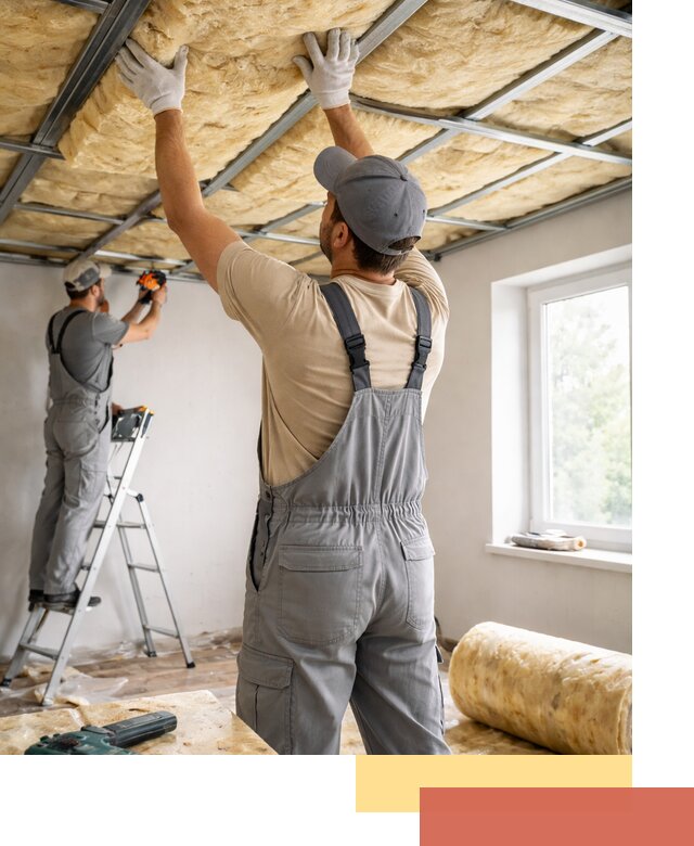 Утепление потолка под ключ в Белорецке качественно и быстро