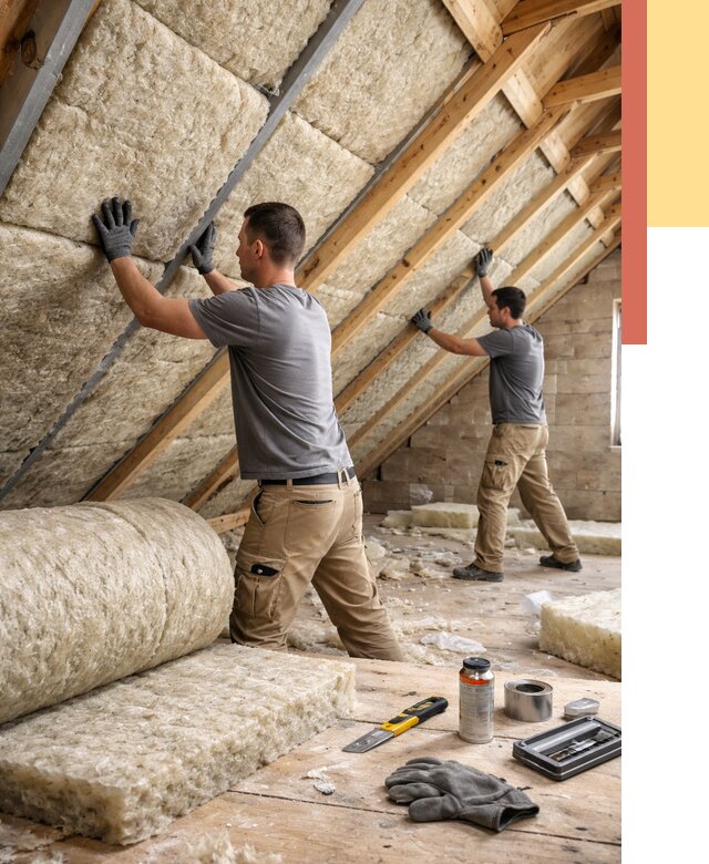 Утепление потолка минватой в Белорецке от 1470 руб. — быстро и недорого | ОТДЕЛОЧНИК-Блр