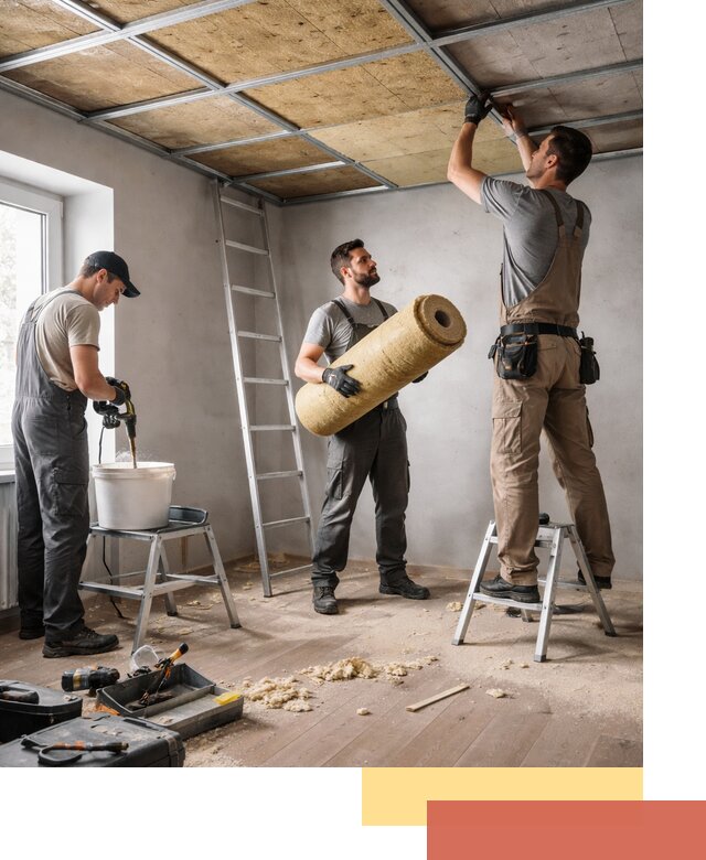 Шумоизоляция потолка в Белорецке: профессиональный монтаж и отделка