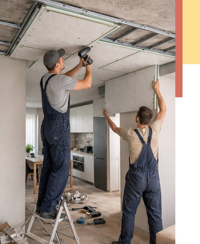 Шумоизоляция потолка панелями зипс в Белорецке от 1875 руб. под ключ | ОТДЕЛОЧНИК-Блр